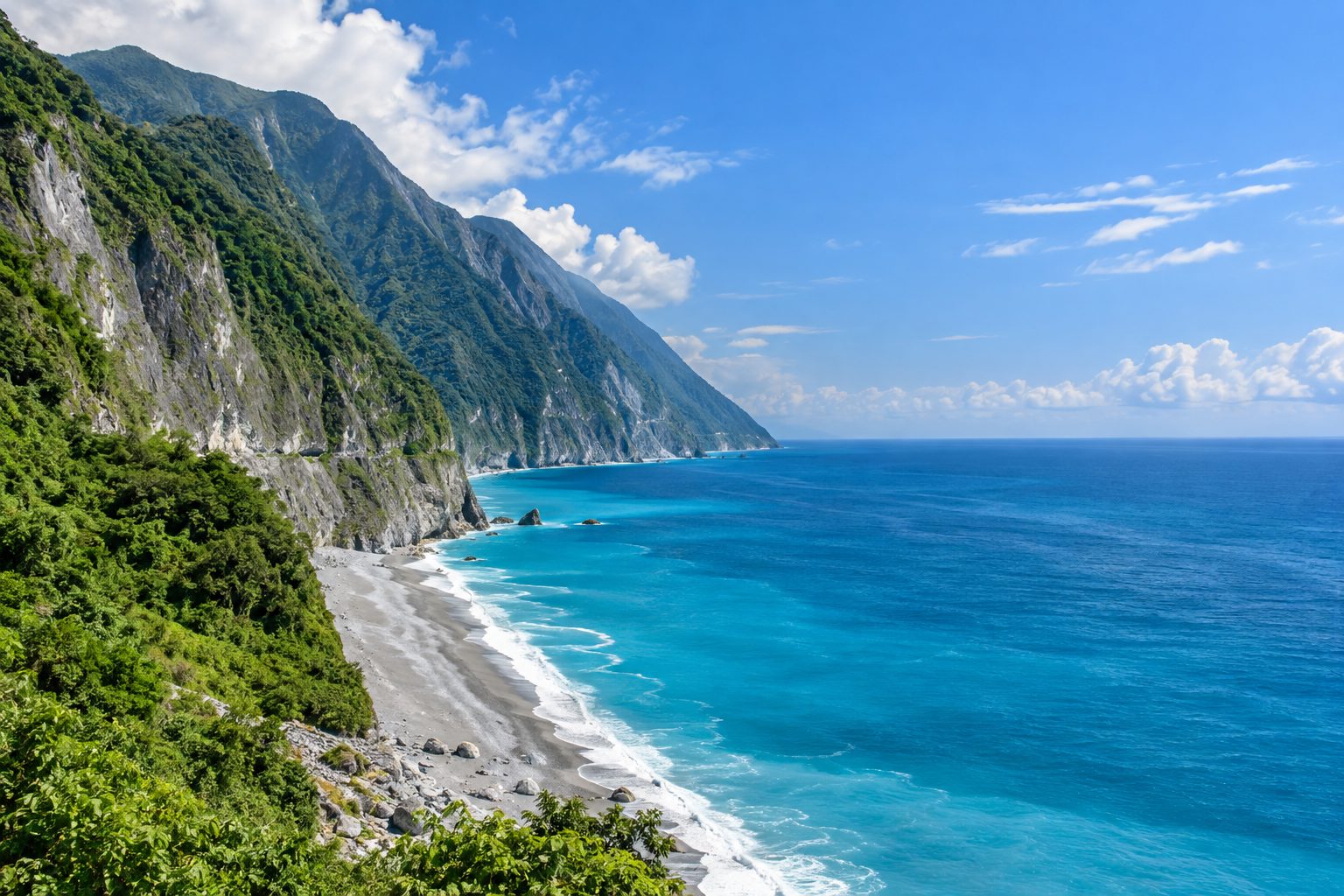 山海相連的花蓮海岸意象
